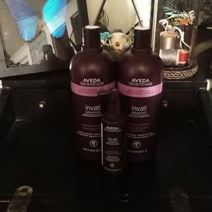 Aveda Invati liter set and Invati scalp revitalize